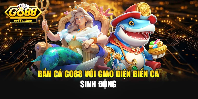 Bắn cá GO88 với giao diện biển cả sinh động