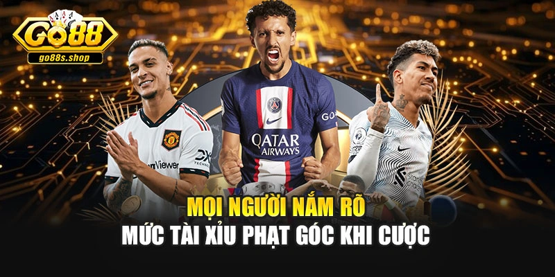 Mọi người nắm rõ mức tài xỉu phạt góc khi cược